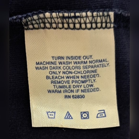 Vintage Land's End Blue Cotton Casual Comfy Plus Tank Top Tee Shirt SZ XL - Picture 5 of 5